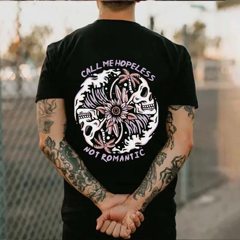 Call Me Hopeless Printed Men's T-shirt