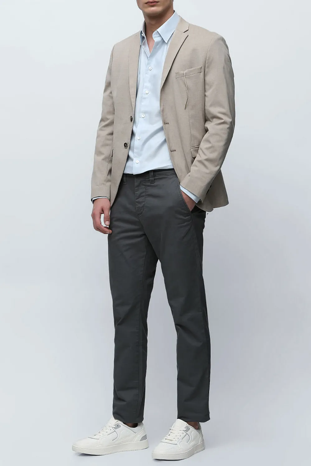 White Formal Full Sleeves Shirt