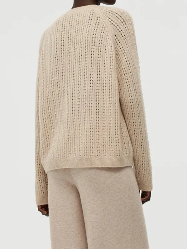 Cashmere Cable Knit Women Sweater