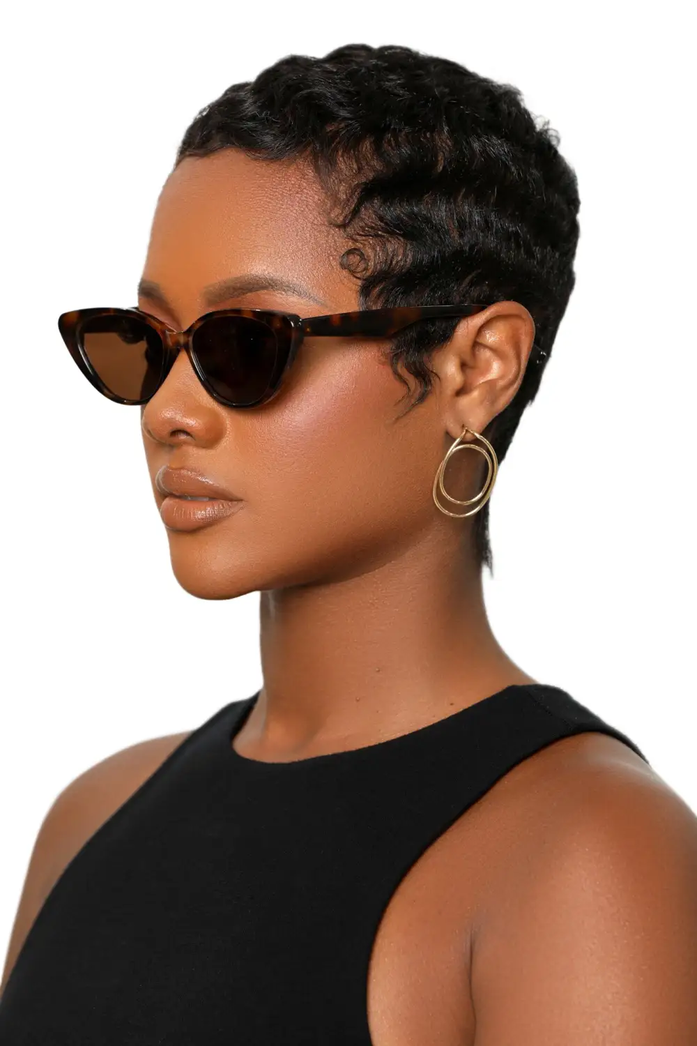 Kitty Glam Sunglasses (Tortoise)