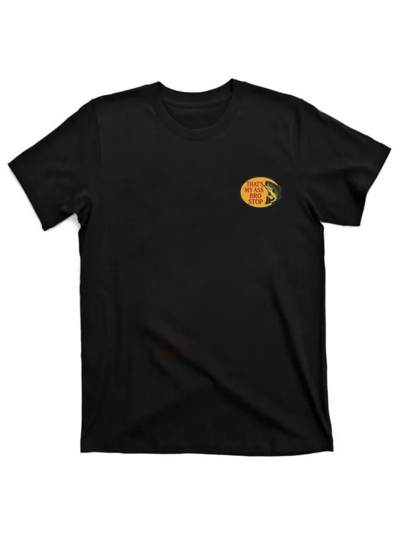 Bro Stop Unisex Heavy Cotton Tee - Fish Shirt Funny -Butt