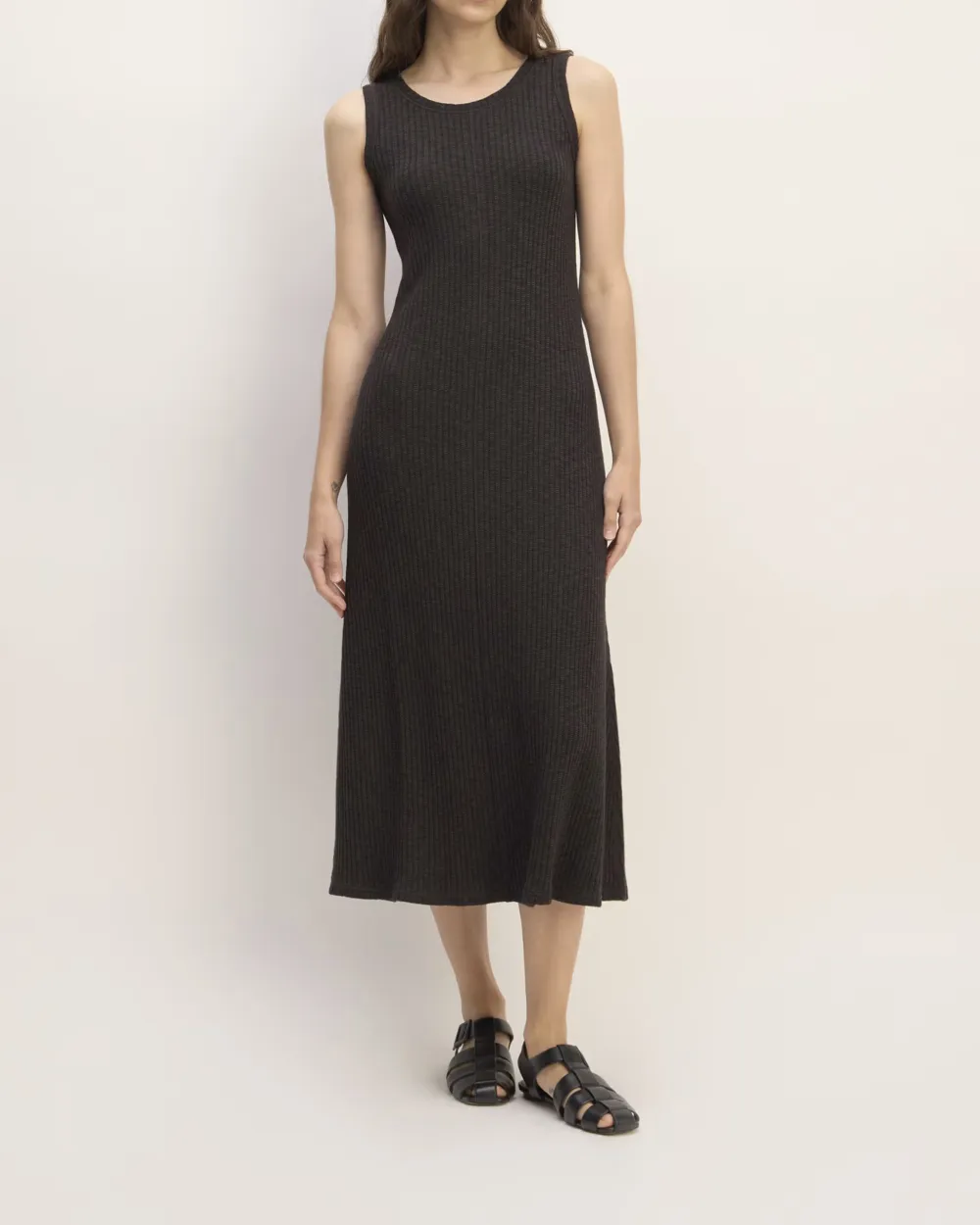 The Rib-Knit A-Line Tank Dress