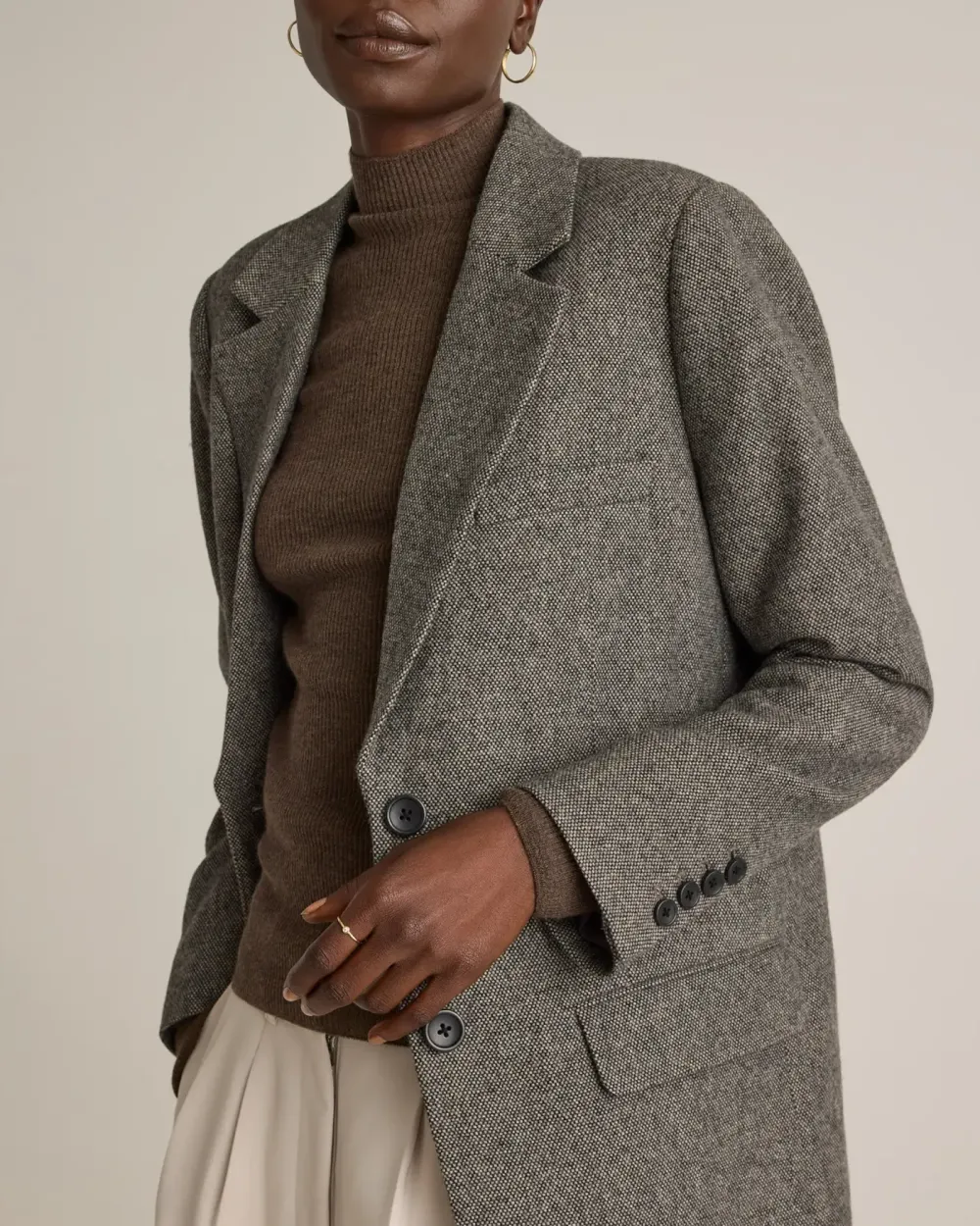 Oversized Italian Wool Blazer