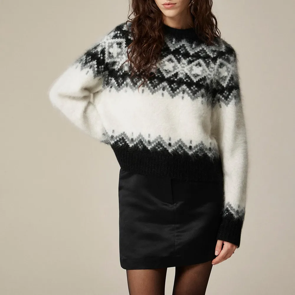 Brushed cashmere sweater