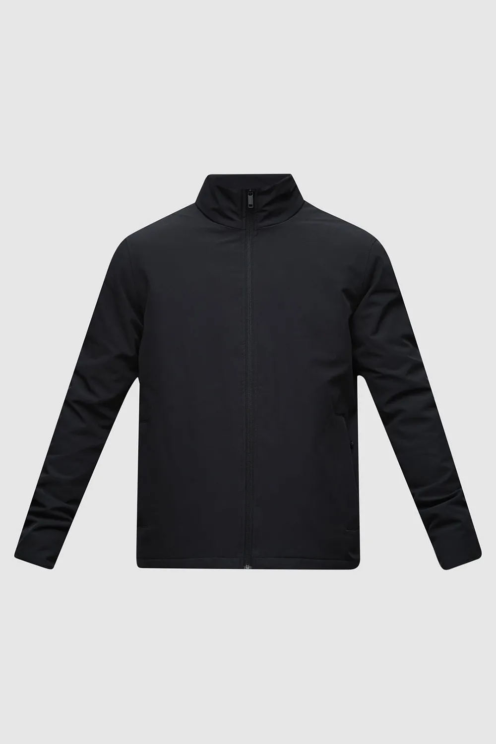 Black High Neck Padded Jacket