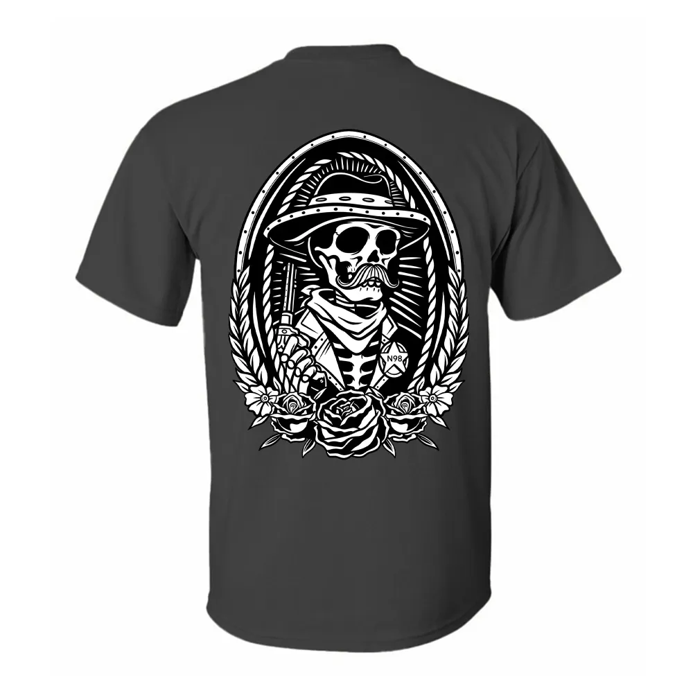 Killer Skeleton Printed Men's T-shirt