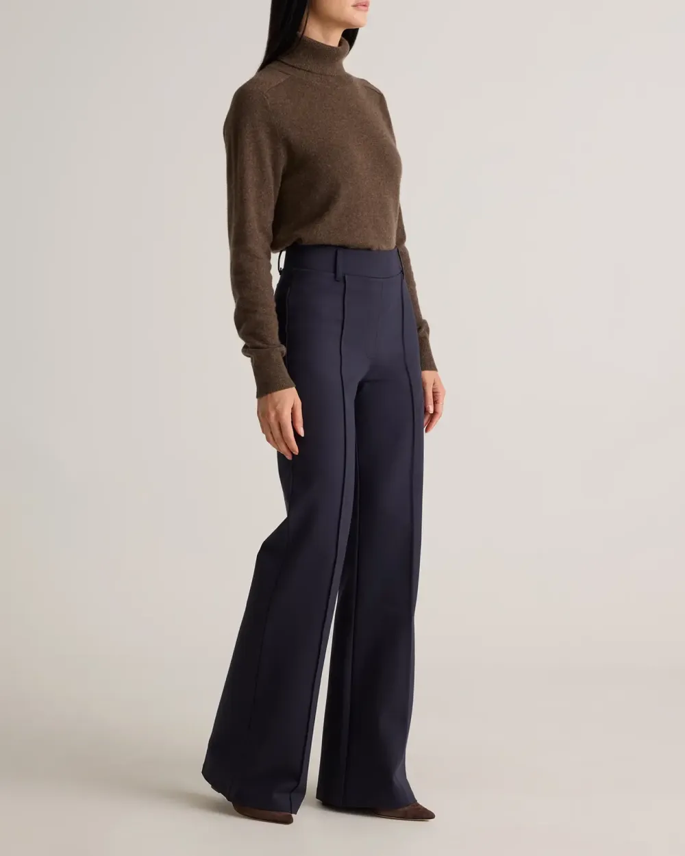 Ultra-Stretch Ponte Flare Leg Pants