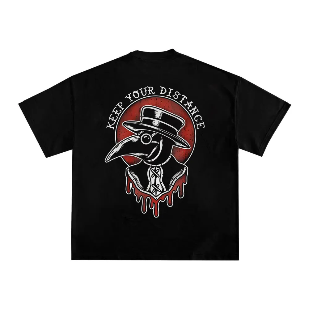 Keep Your Distance Printed Men's T-shirt