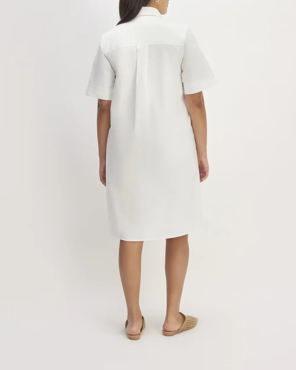 The Oxford Short-Sleeve Shirt Dress