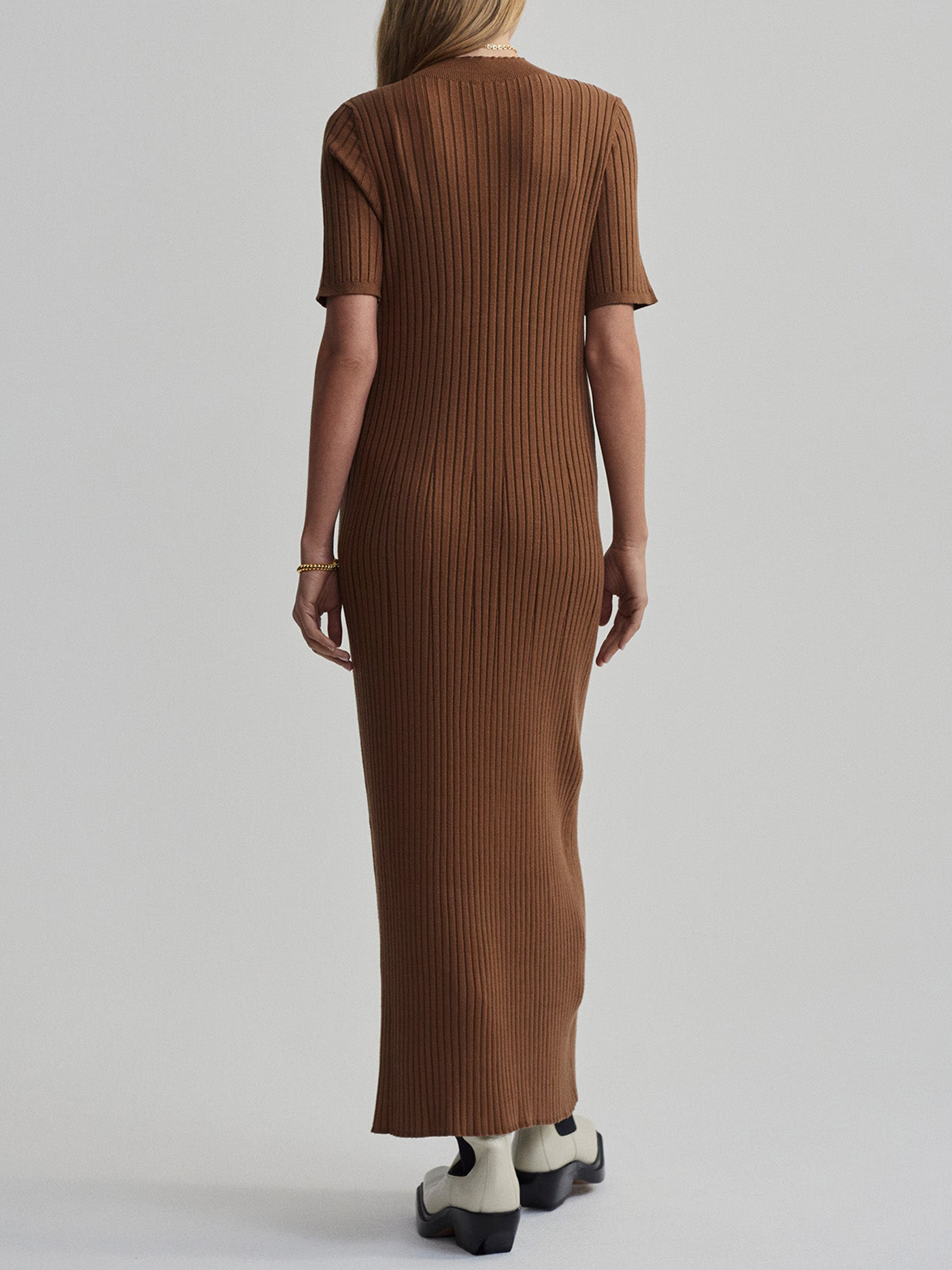 Maeve Rib Knit Midi Dress