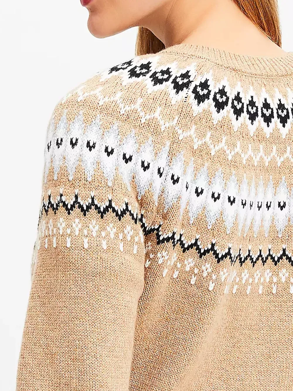 Round Fair Isle Cardigan