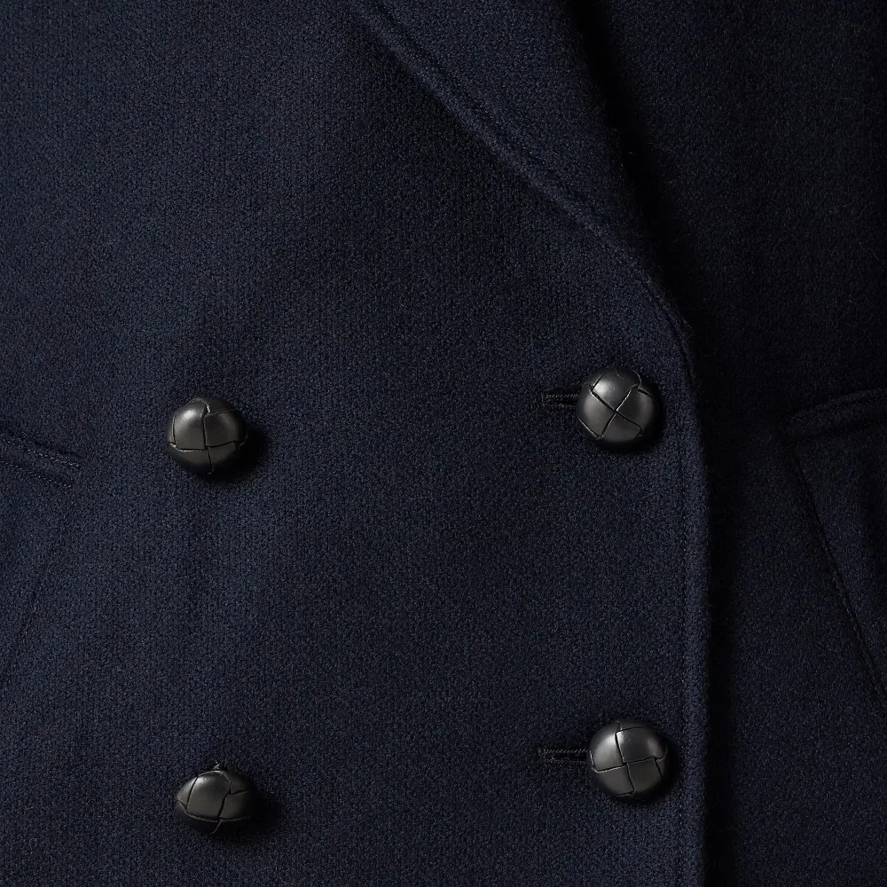 peacoat wool-blend melton