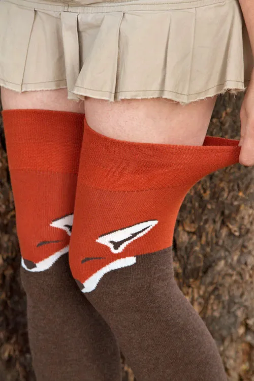 Fox Knee Socks