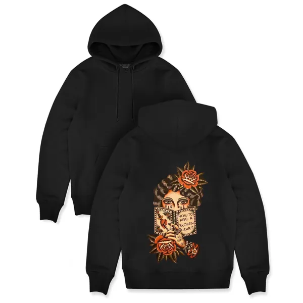 How To Heal A Broken Heart Printed Men's Hoodie