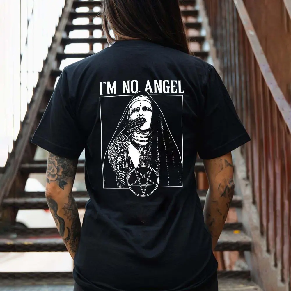 I'm No Angel Printed Women's T-shirt