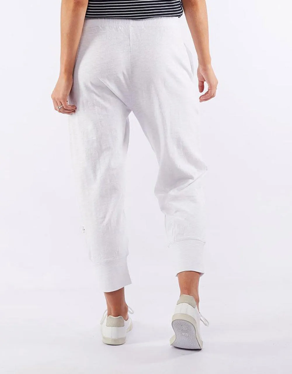 3/4 Brunch Pants - White