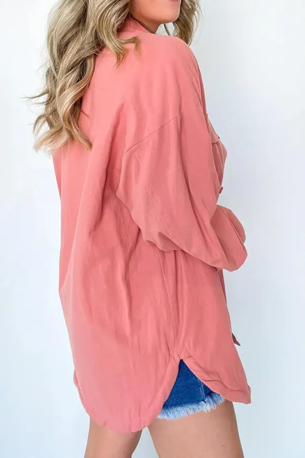 Oversized Button Down Shacket