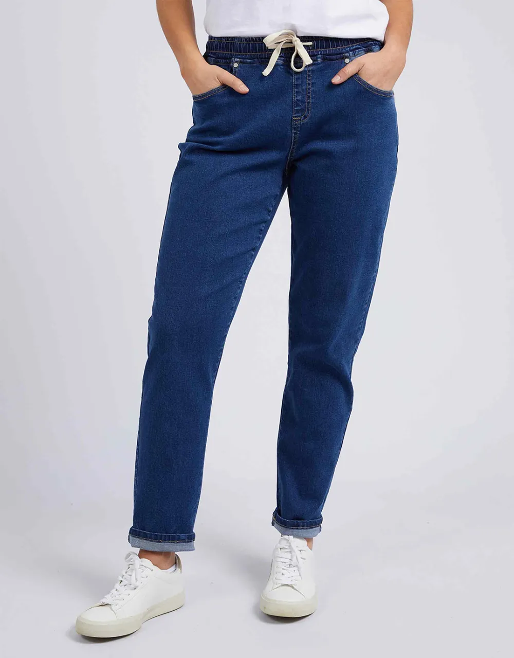 Juliette Jogger Jean - Vintage Blue