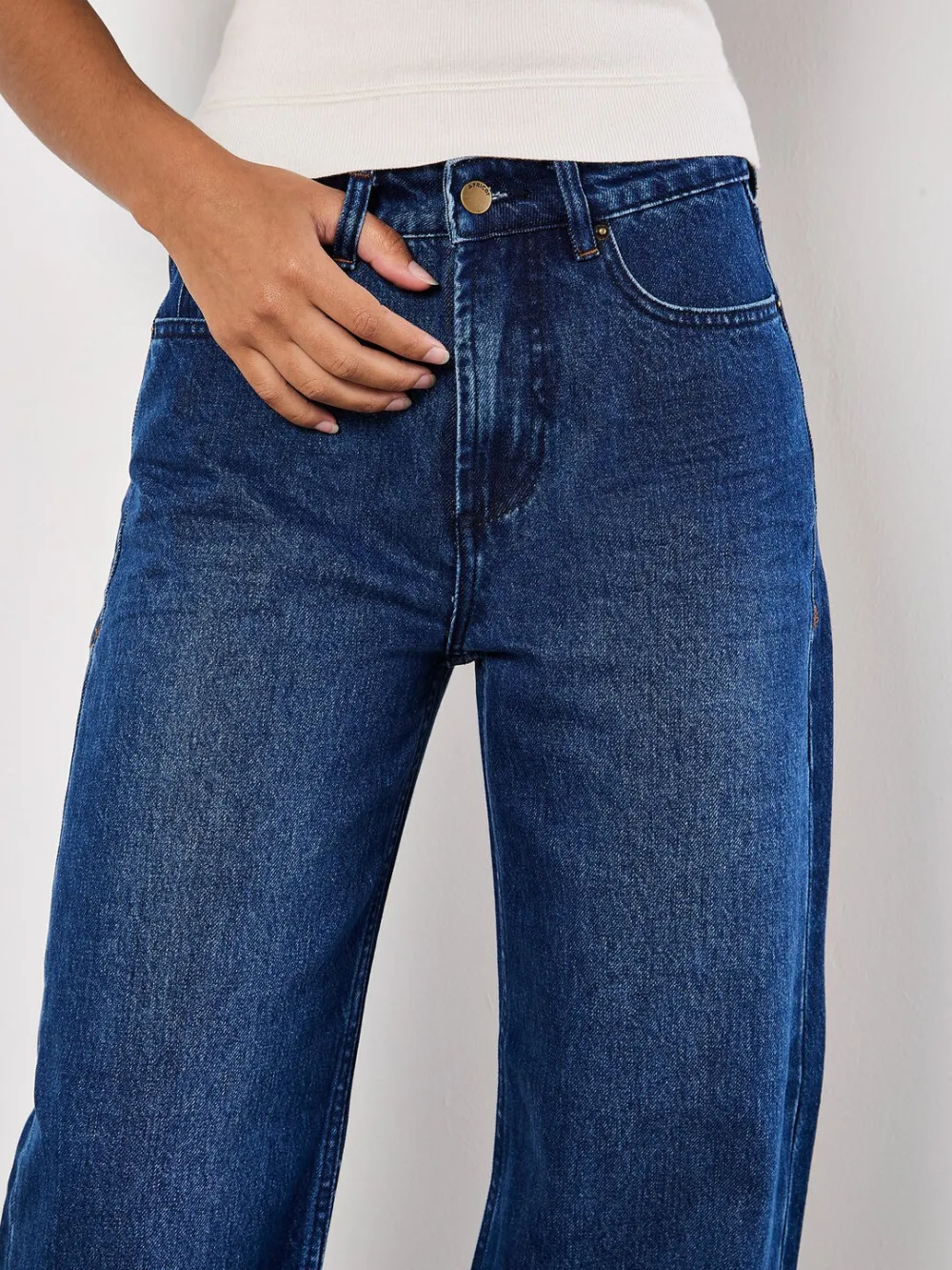 Elisa Wide Straight Leg Jeans