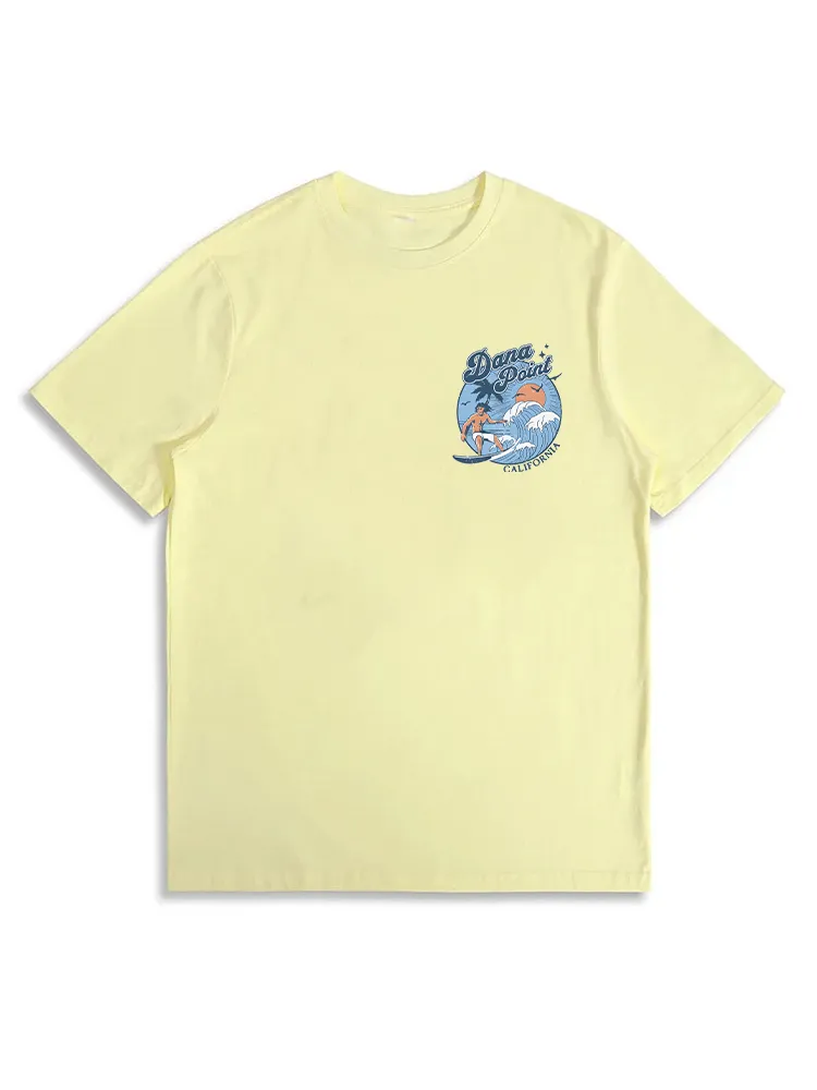 1970S Vintage Surfing Dana Point, California Retro Sunset // Old School Surfer // Surf California T-Shirt