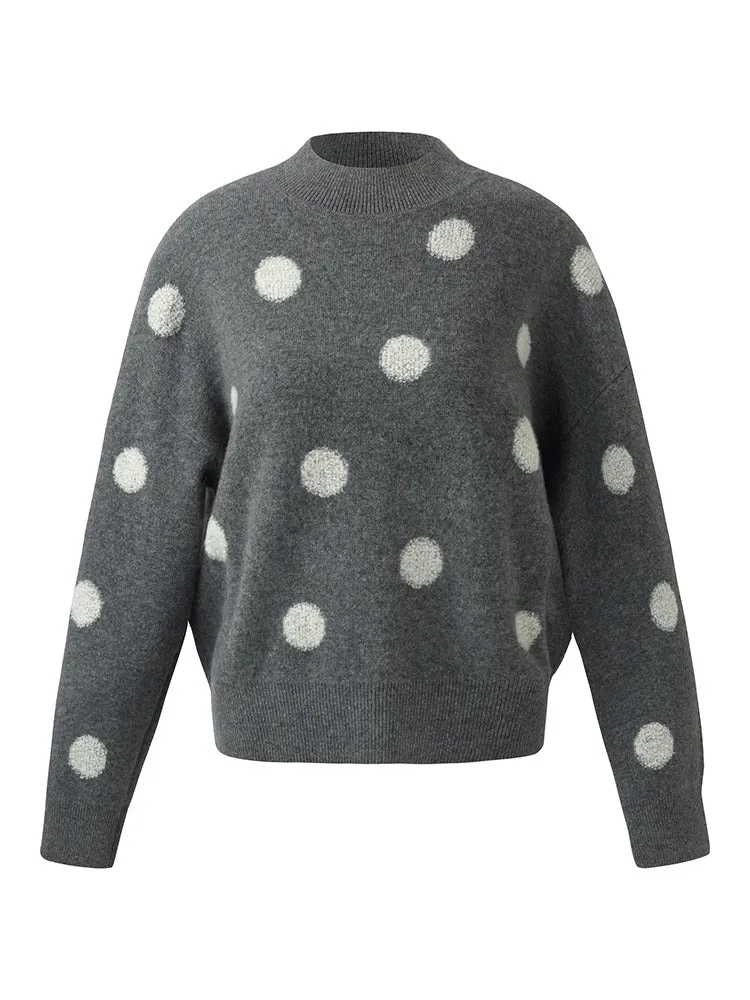 Mohair Wool Blend Sequins Women Sweater