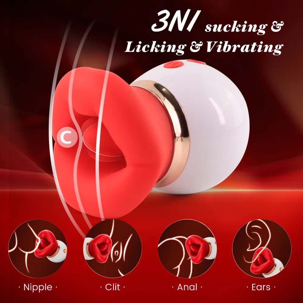 Mouth Tongue Licker: Dual-Action Suction & Vibration for Ultimate Pleasure