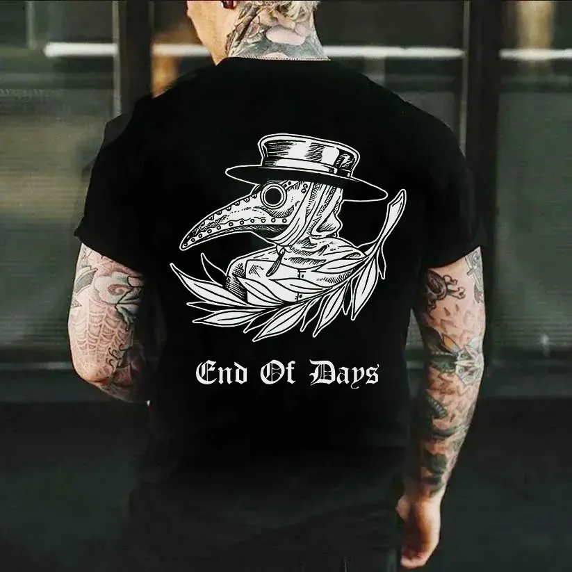 End Of Days Printed Men's T-shirt