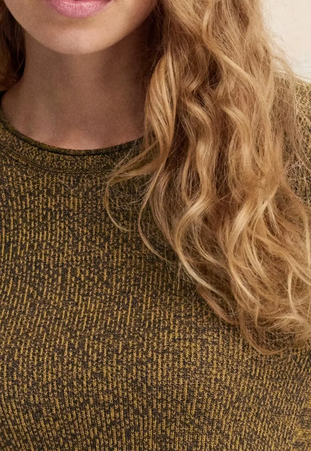 Flecked sweater
Wool & organic cotton