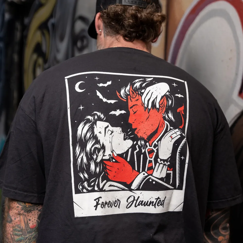 Forever Haunted Printed Men's T-shirt
