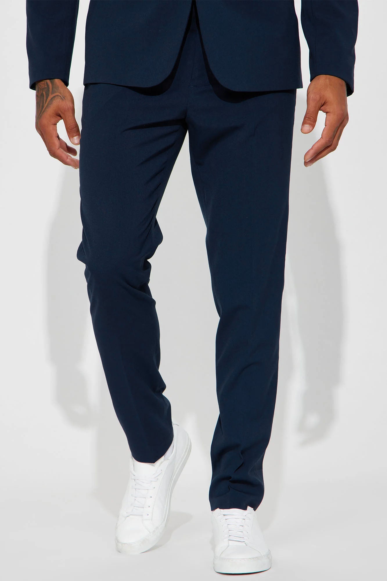 Casual Style Slim Trouser - Navy