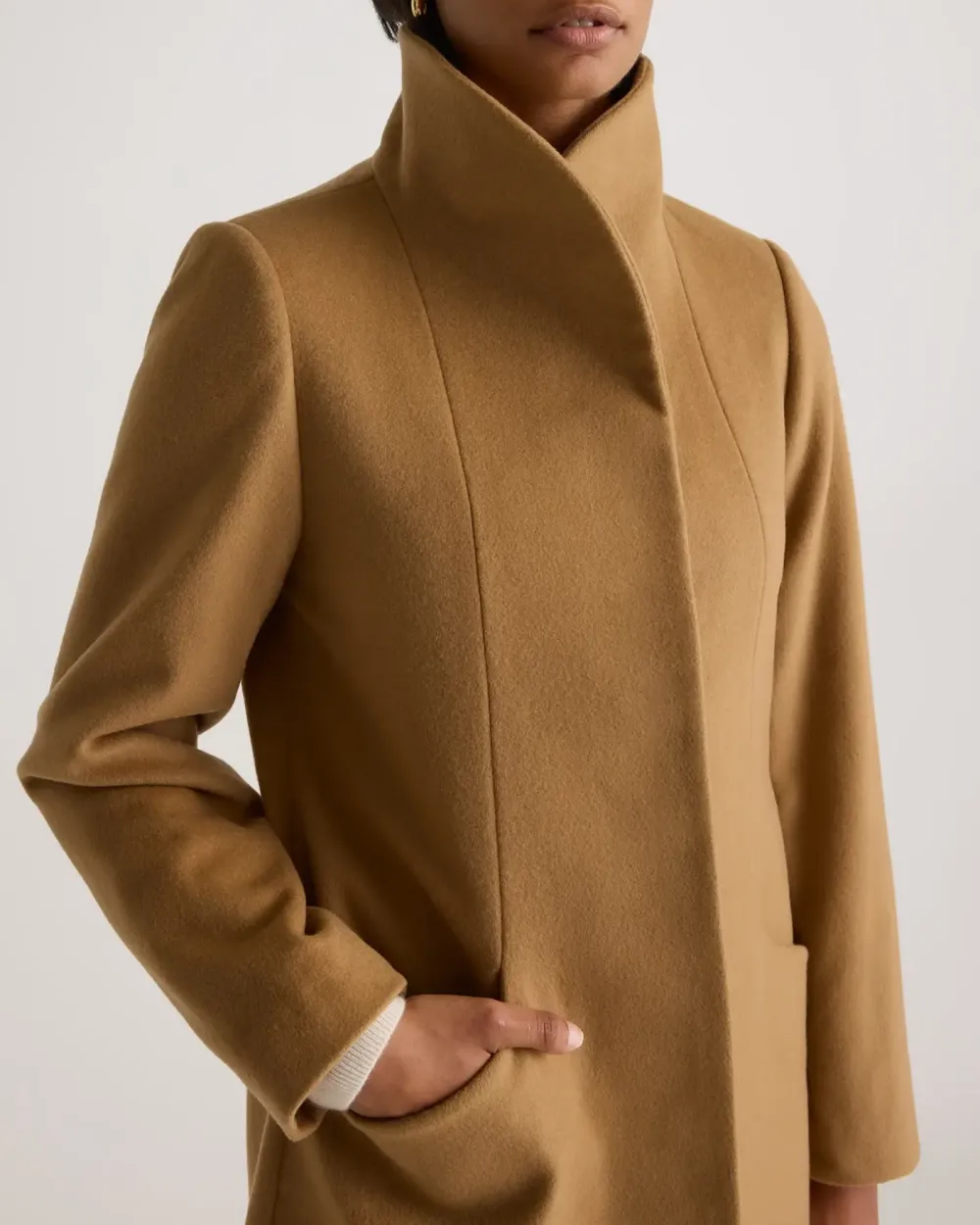 Italian Wool Cocoon Coat