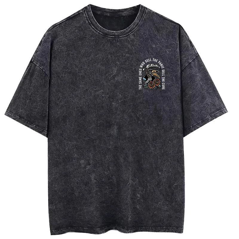 The Same Ones Who Sell The Panic Sell The Cure Printed Oversize Washed T-Shirt
