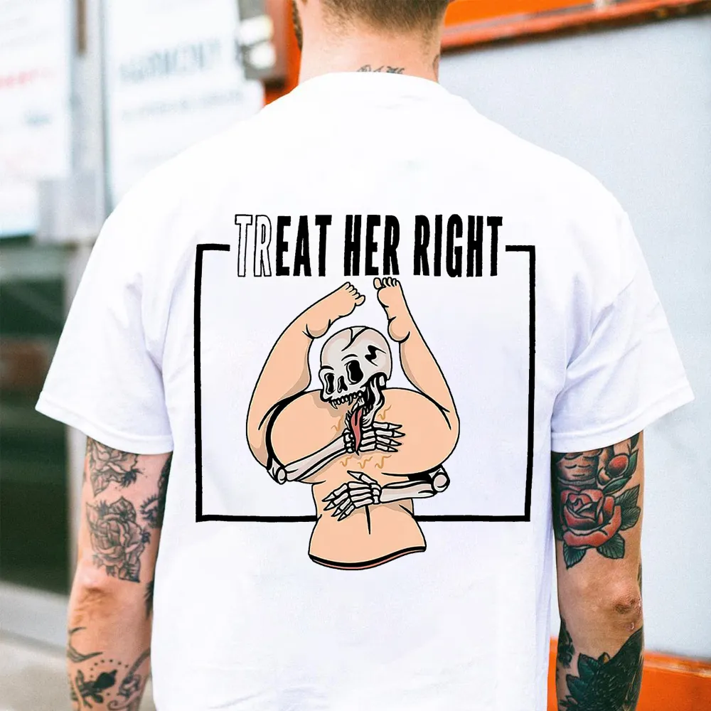 Treat Her Right Printed Men's T-shirt