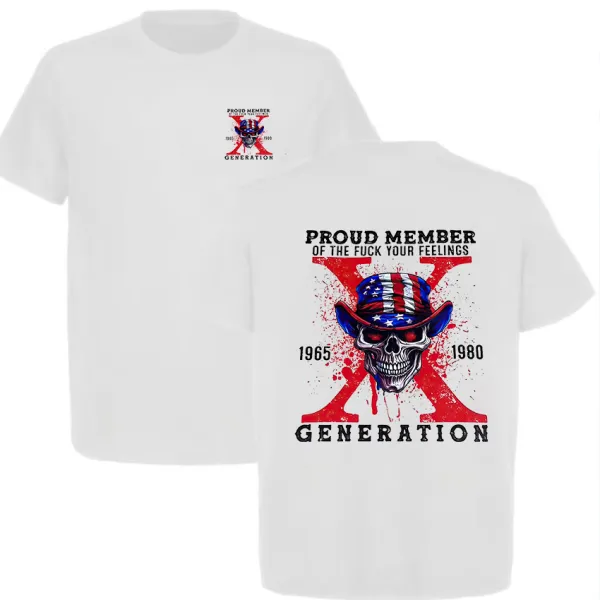 Proud Member Of The F*ck Your Feelings Generation Printed Men's T-shirt
