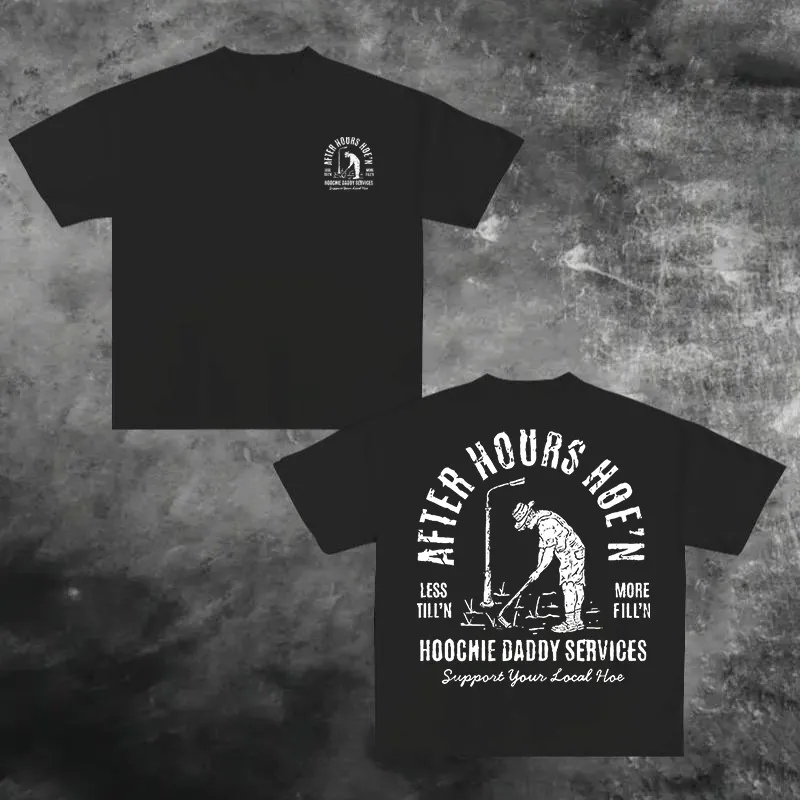 After Hours Hoe'n Printed Unisex Oversized T-shirts