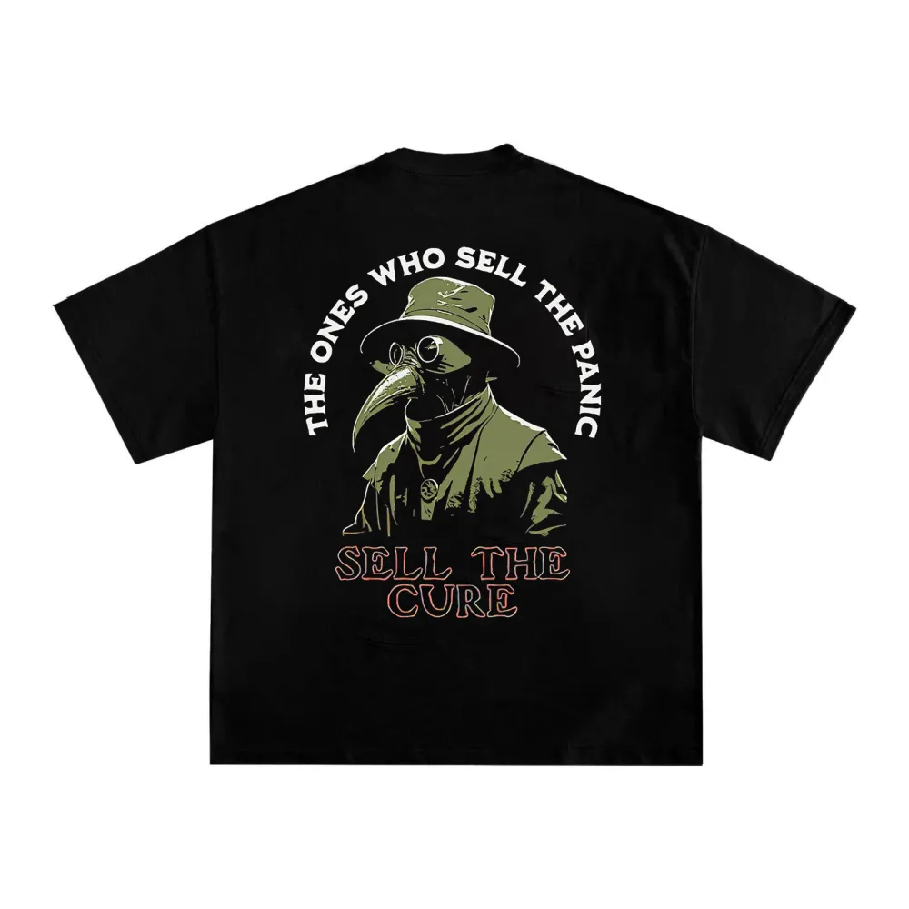 The Ones Who Sell The Panic Sell The Cure Printed Men's T-shirt