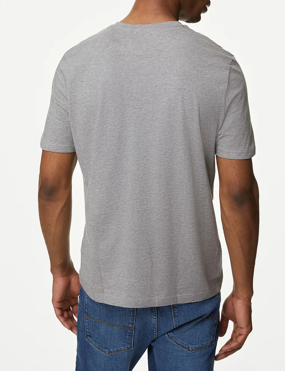 Slim Fit Pure Cotton Crew Neck T-Shirt