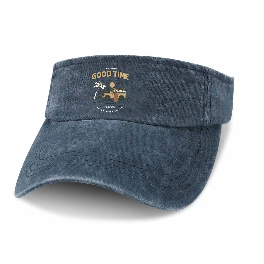 Good Time Weekend Salty Vibes Goods Printed A Leaky Cowboy Hat