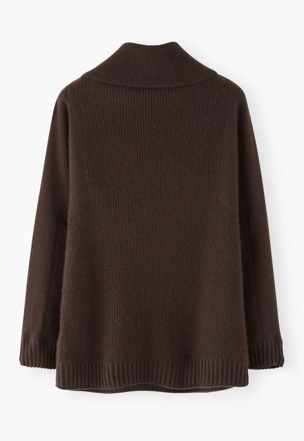 Zip-front sweater
Pure cashmere