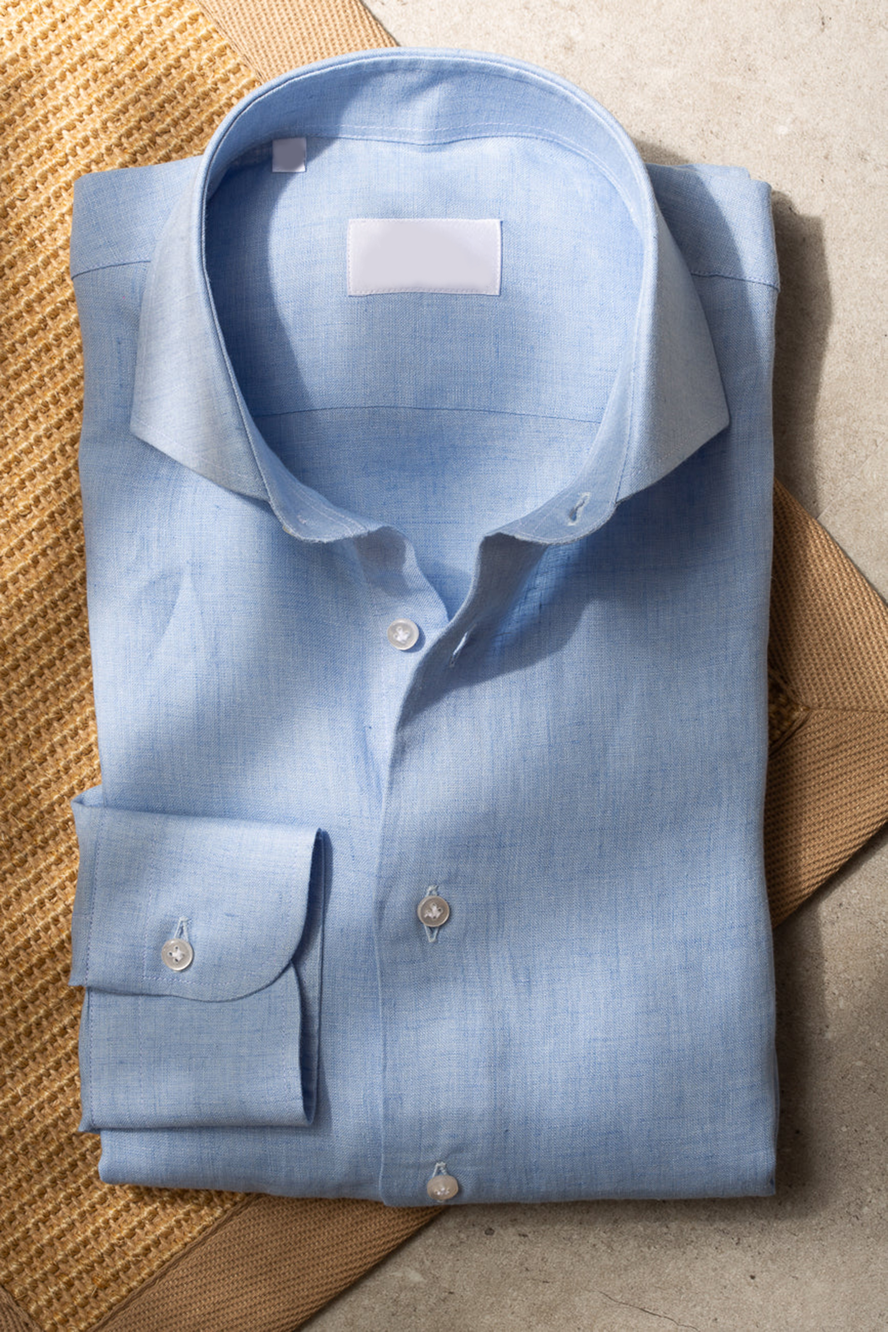 Light Blue Linen Shirt