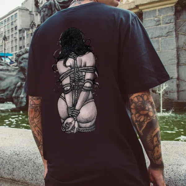Bondage Game Printed Men's T-shirt