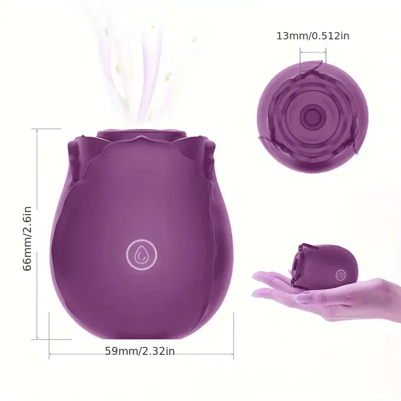 Purple Rose Toy Vibrator Classic Sucking Vibrator 10 Frequency