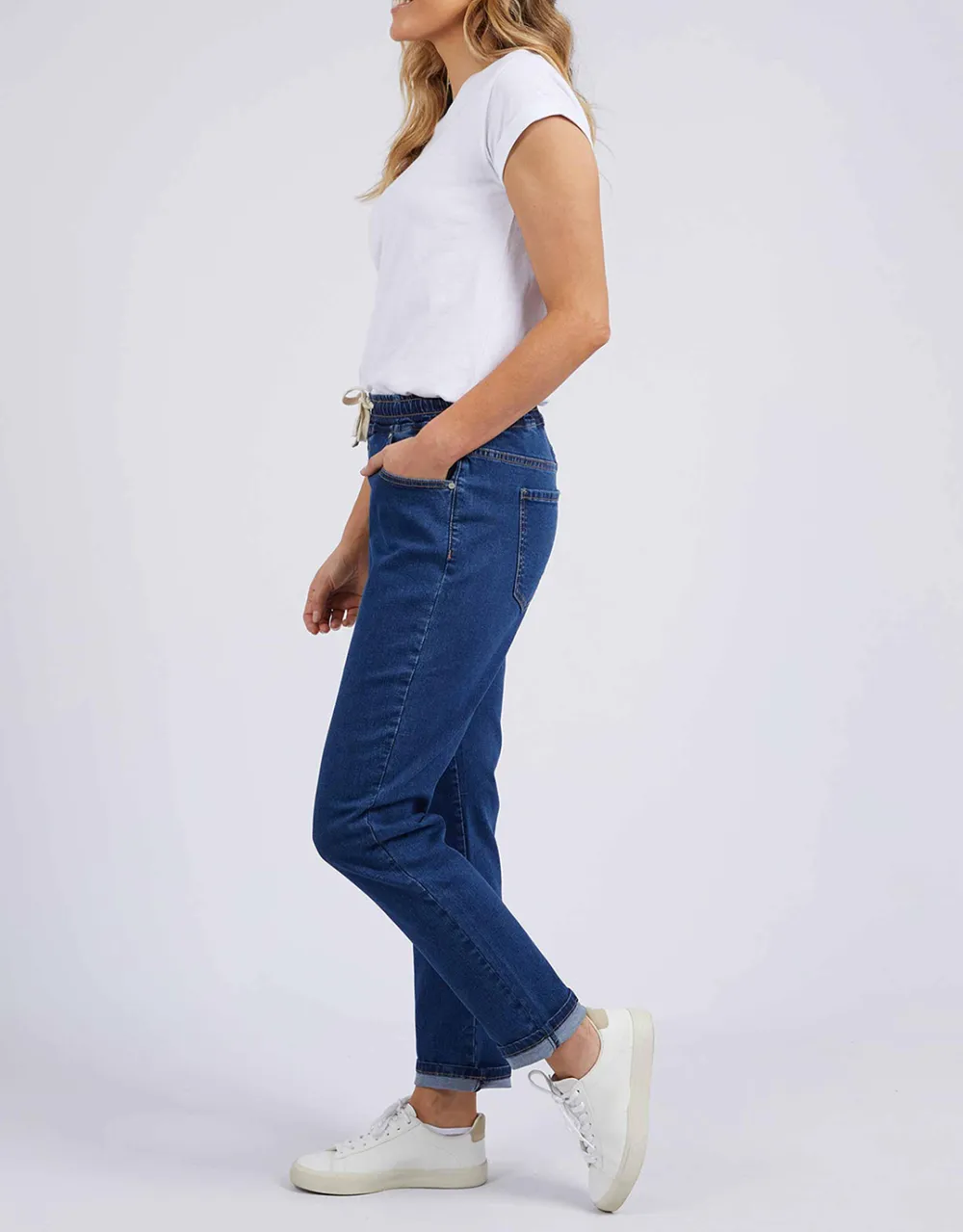 Juliette Jogger Jean - Vintage Blue