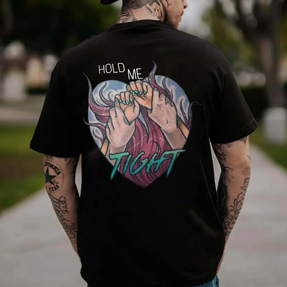 Hold Me Printed Men's T-shirt