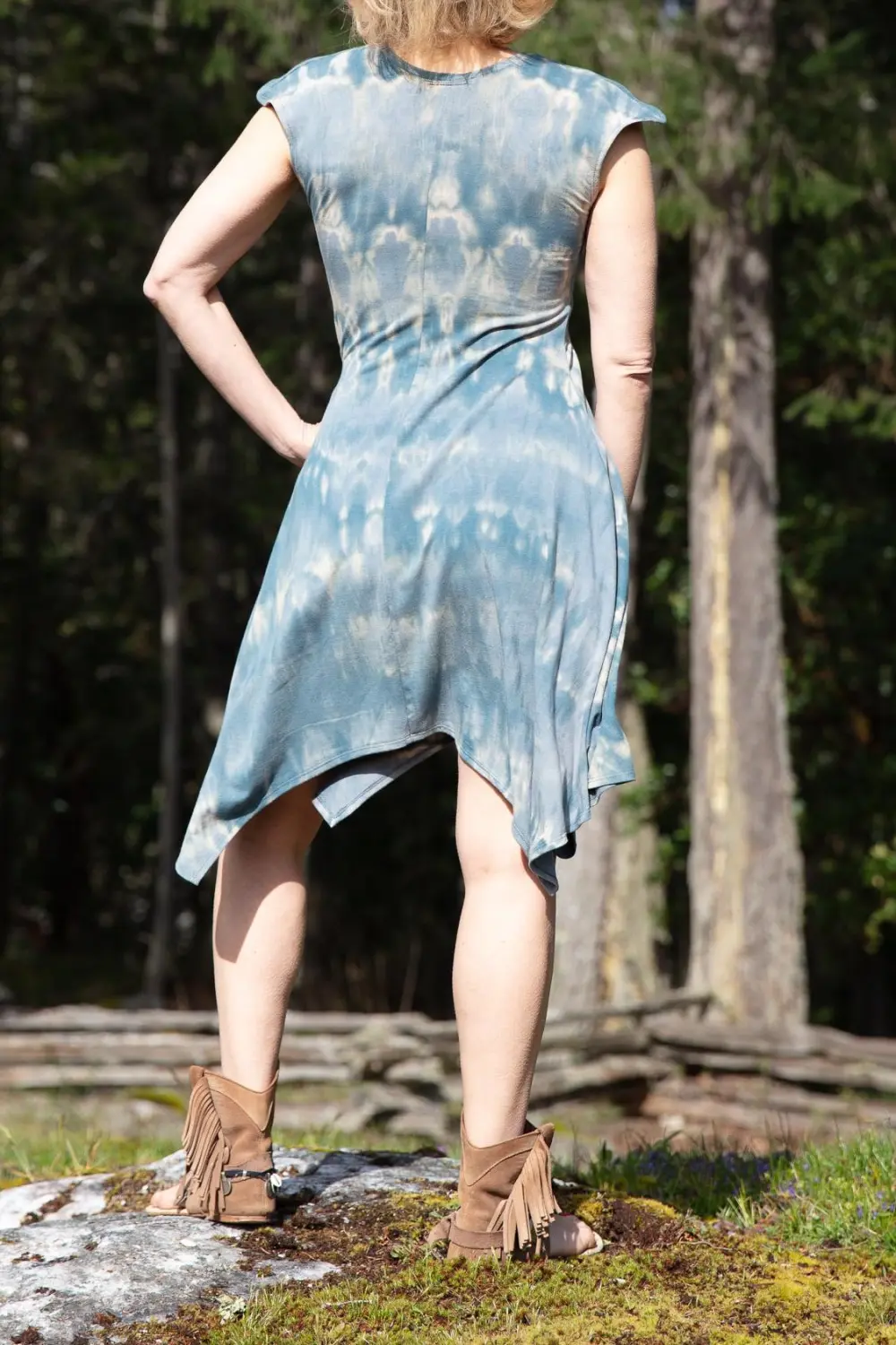 Buttercup Dress - Shibori