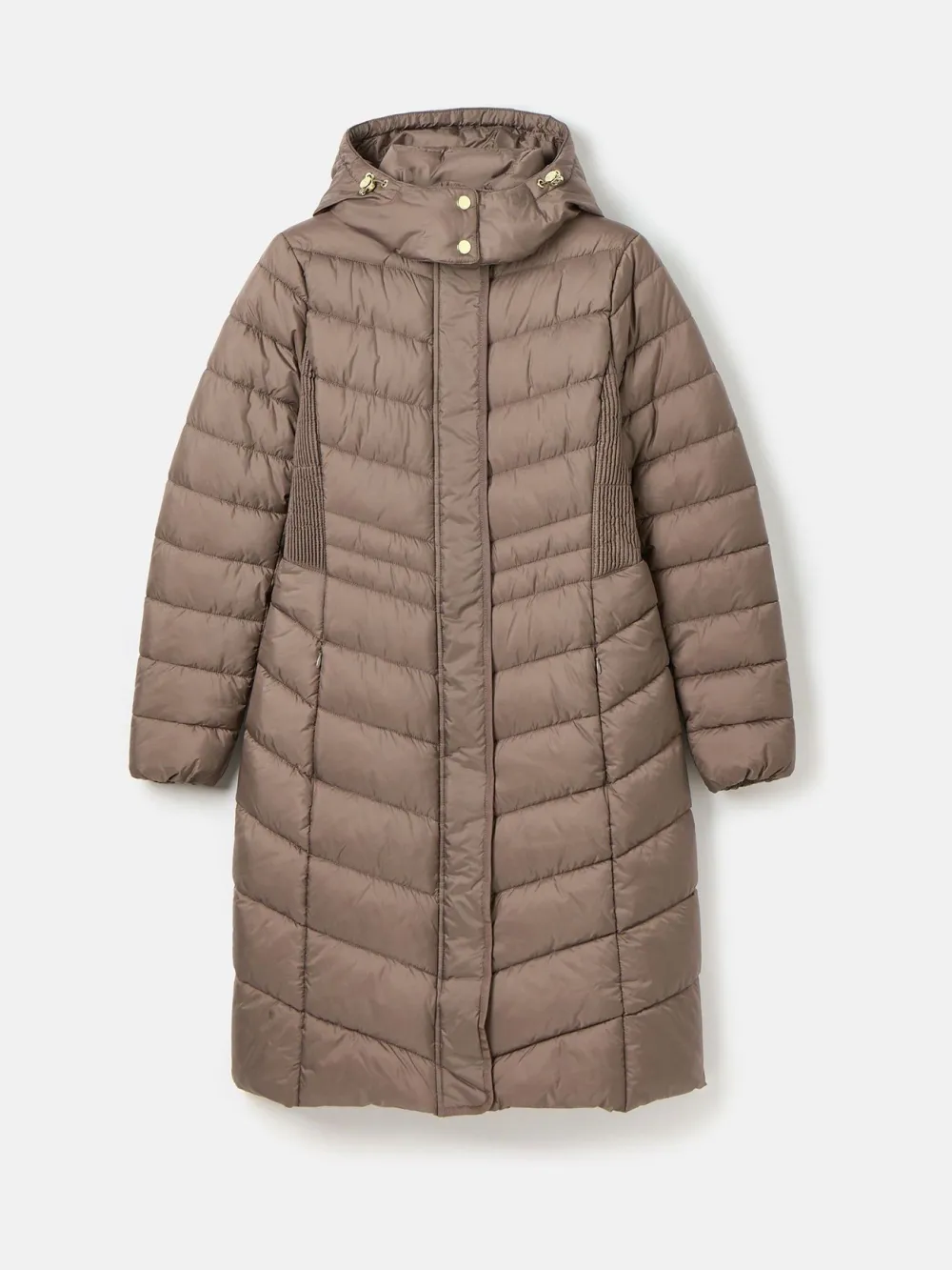 Pembury Neutral Showerproof Longline Padded Coat