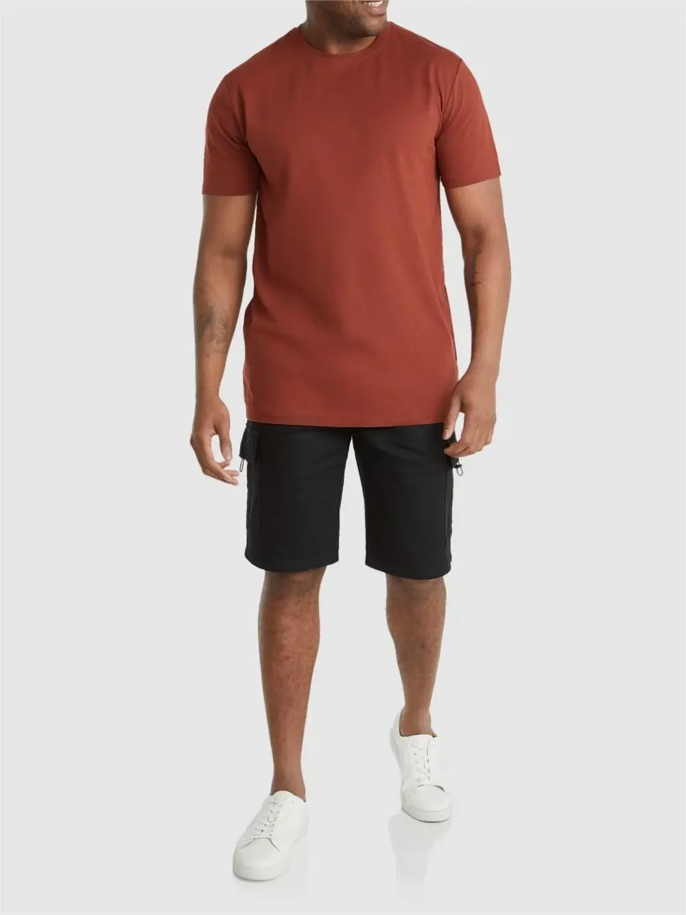 BLACK NELSON KNIT CARGO SHORT