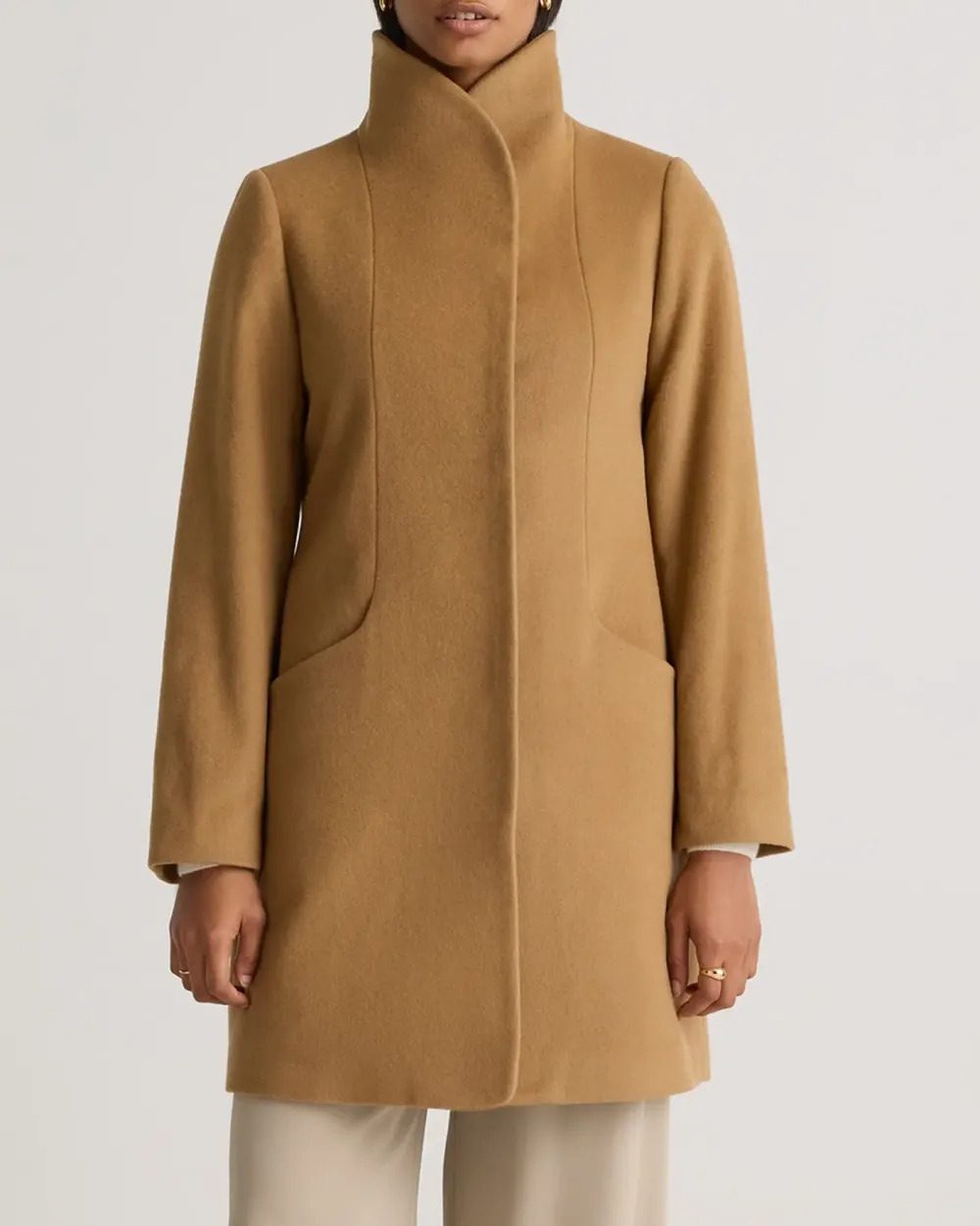 Italian Wool Cocoon Coat