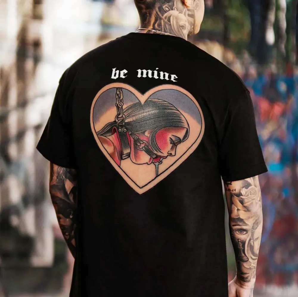 Be Mine Printed Men's T-shirt