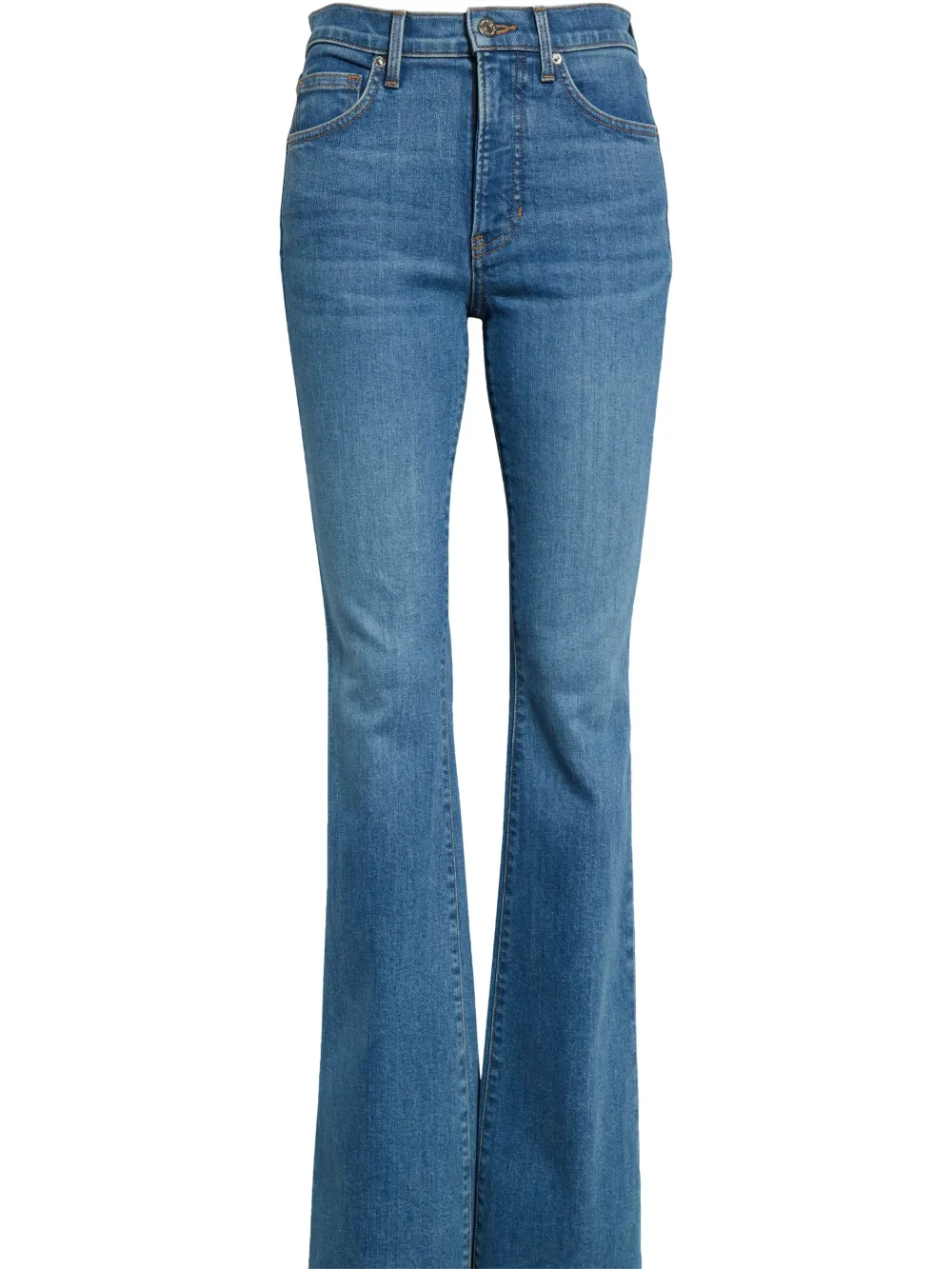 Side Chain Detail Straight Leg Jeans